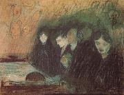 Edvard Munch Fever oil on canvas